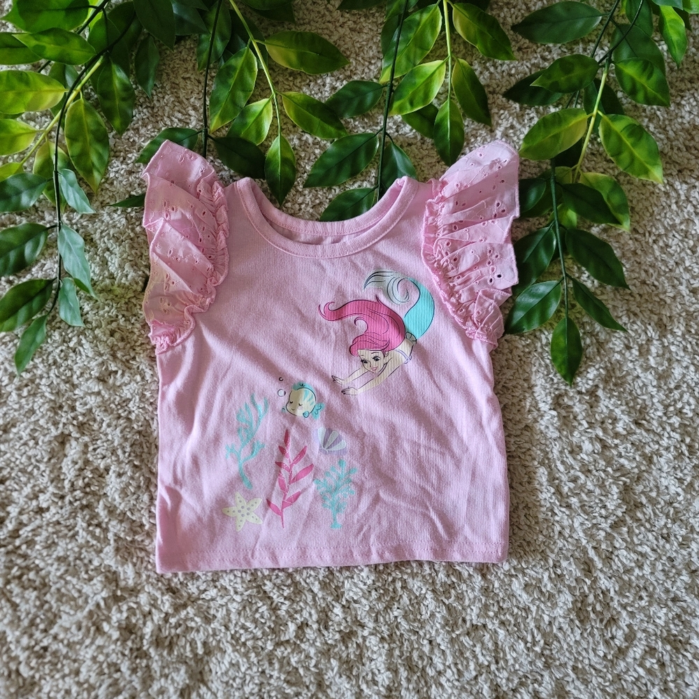 Disney Pink Mermaid Kids Top